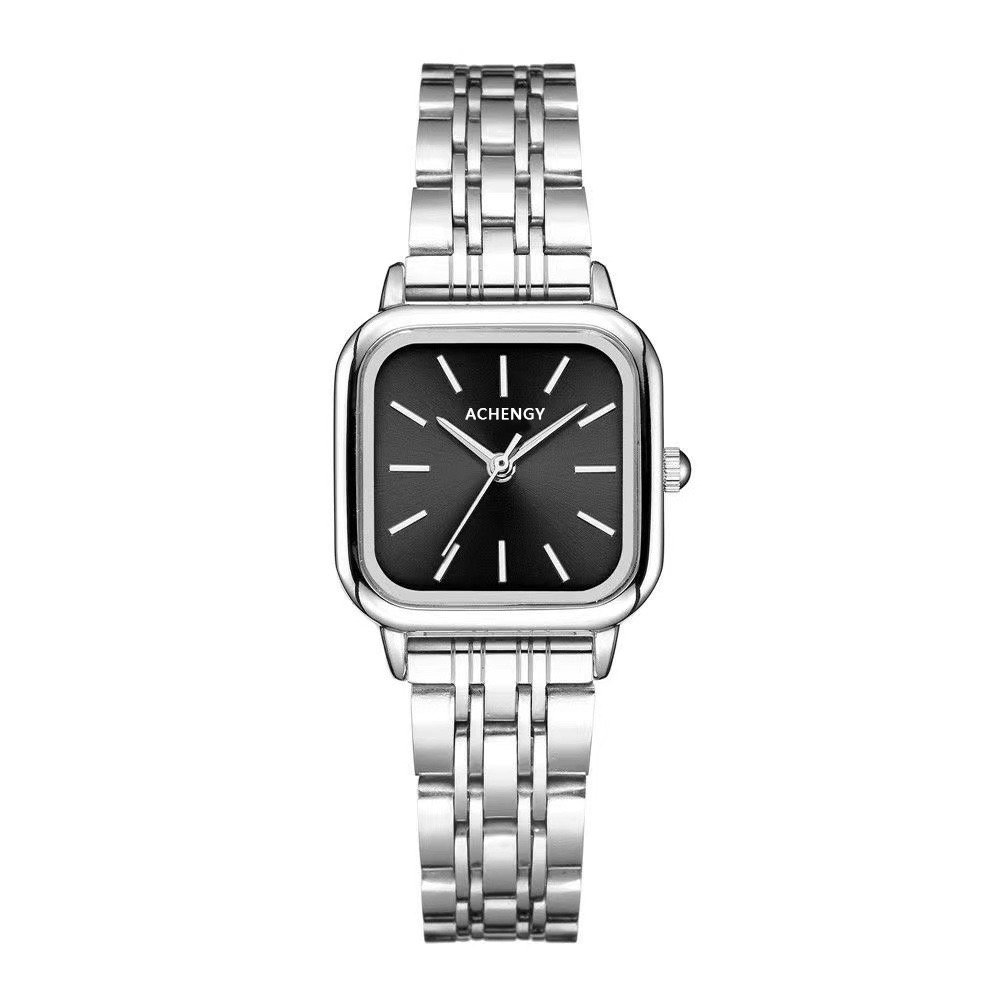 Luxury Watch For Women Fashion Stainless Steel Band Square Watch Elegant Waterproof Ladies Quartz Watch Reloj